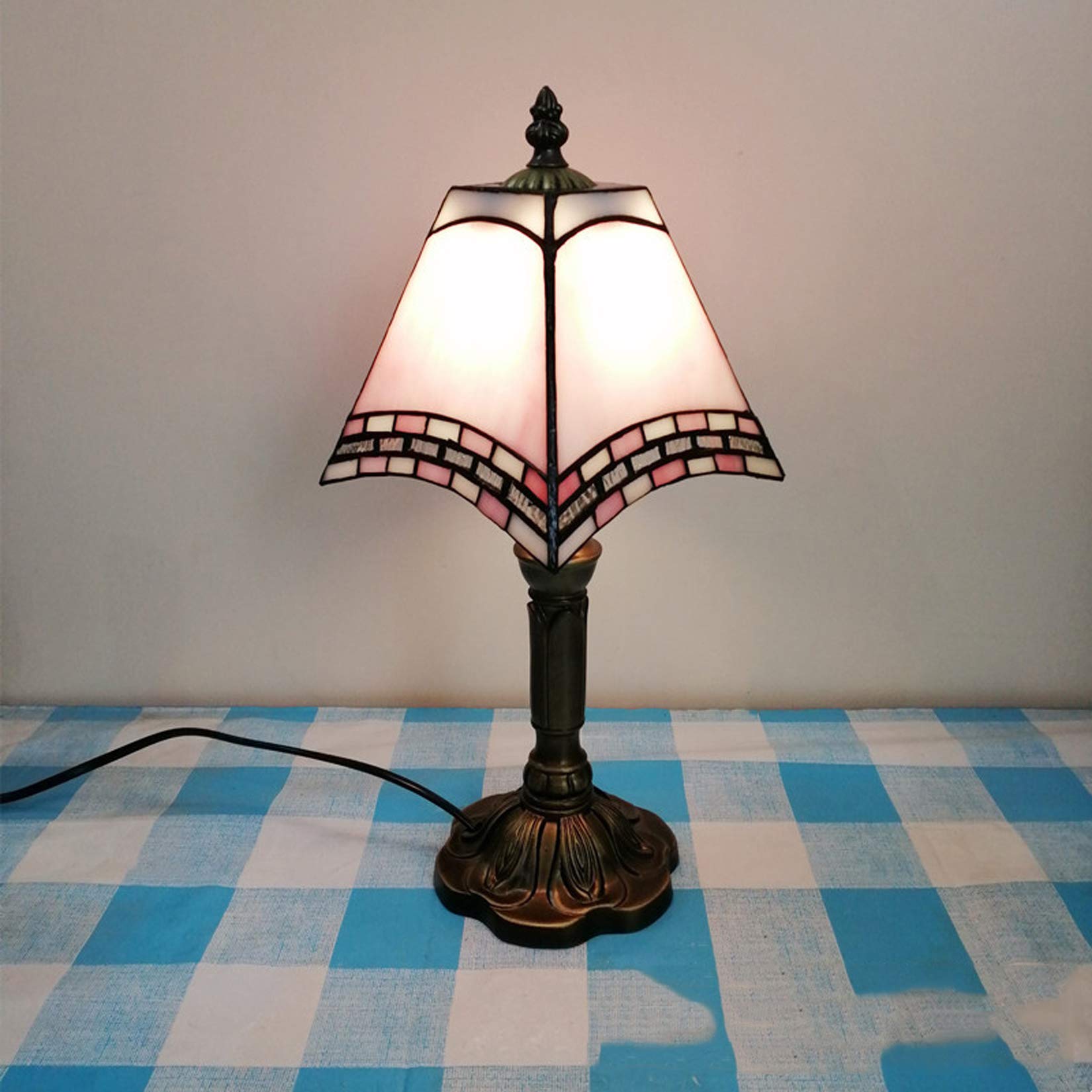 Amazon.co.jp: スタイルテーブルランプ、ユーロ地中海スタイルの